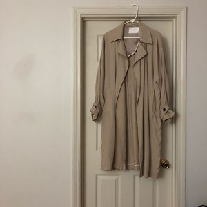ZARA Oversized Flowy Trench Coat